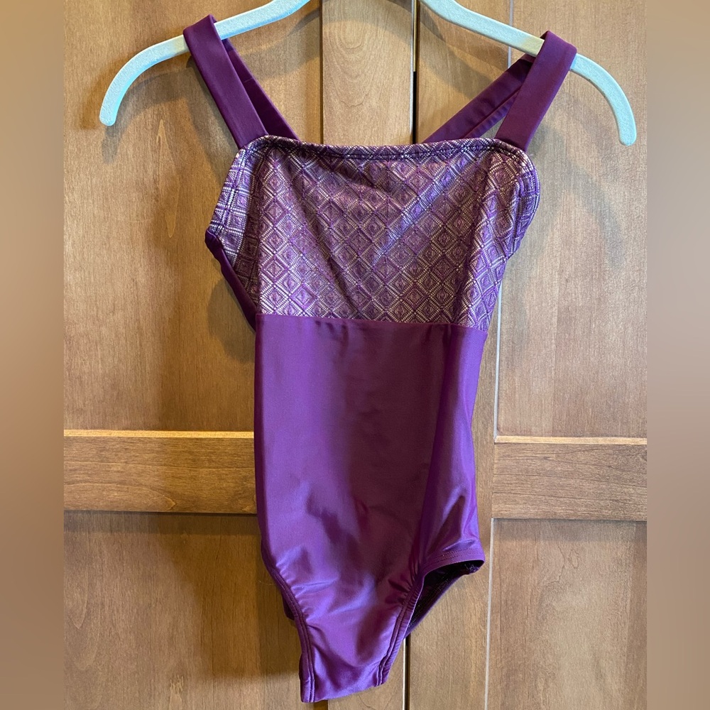 Purple/Gold Suffolk Leotard